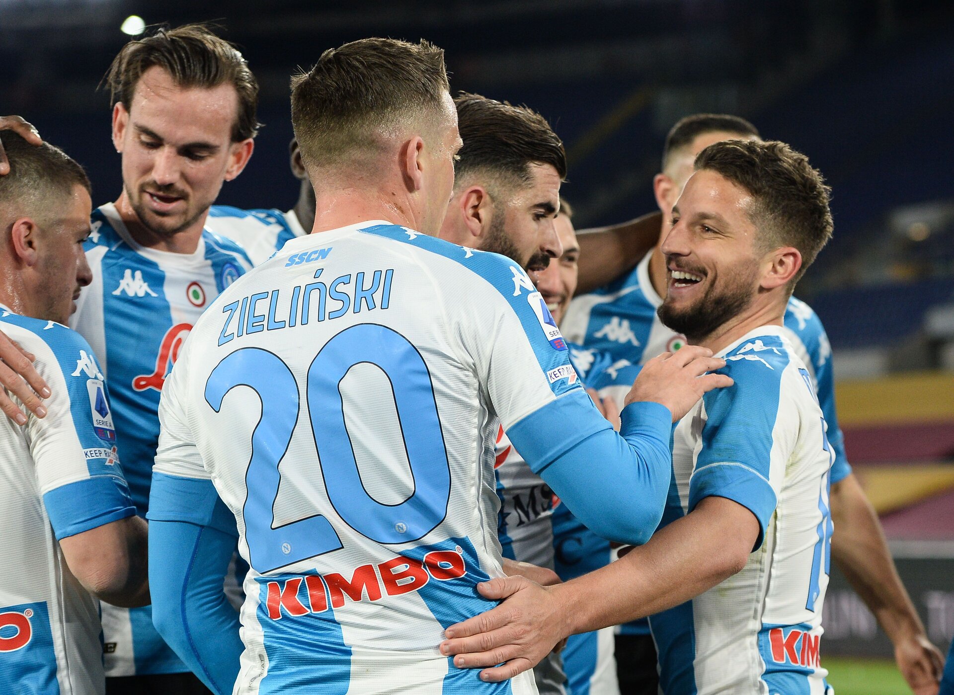 Serie A, Roma-Napoli 0-2: decide la doppietta di Mertens