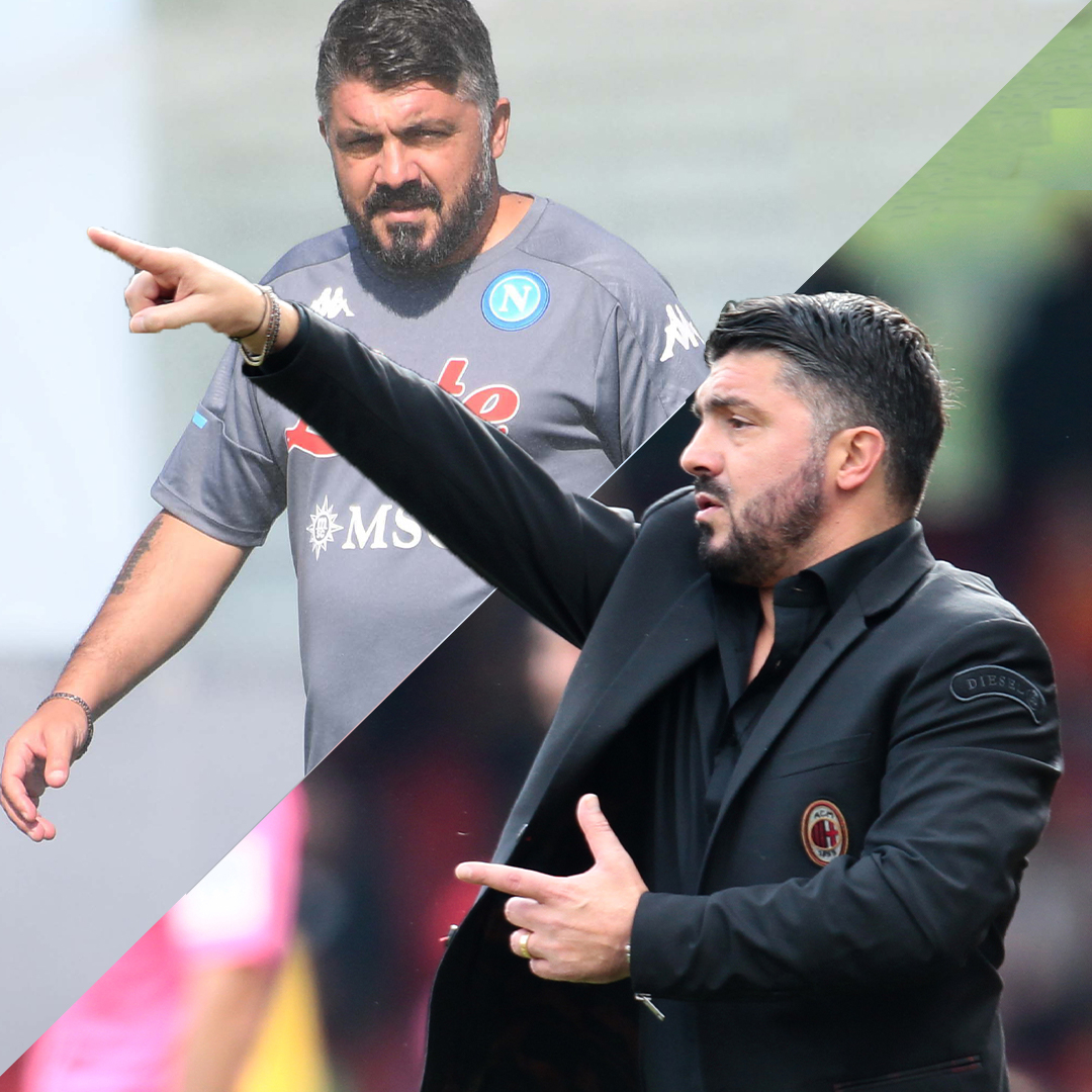 Milan e Napoli, il primato e un passato comune targato Gattuso