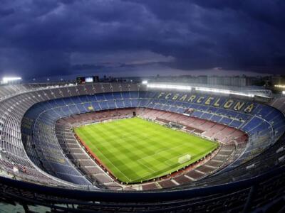 Lo stadio Camp Nou  di Barcellona
