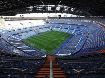 Lo stadio Santiago Bernabéu di Madrid