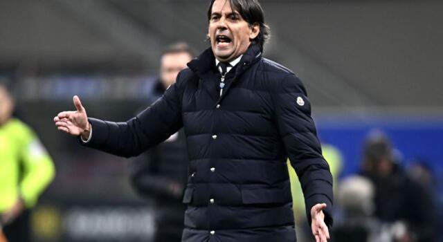 L&#8217;allenatore dell&#8217;Inter, Inzaghi, parla del derby d&#8217;Italia contro la Juve