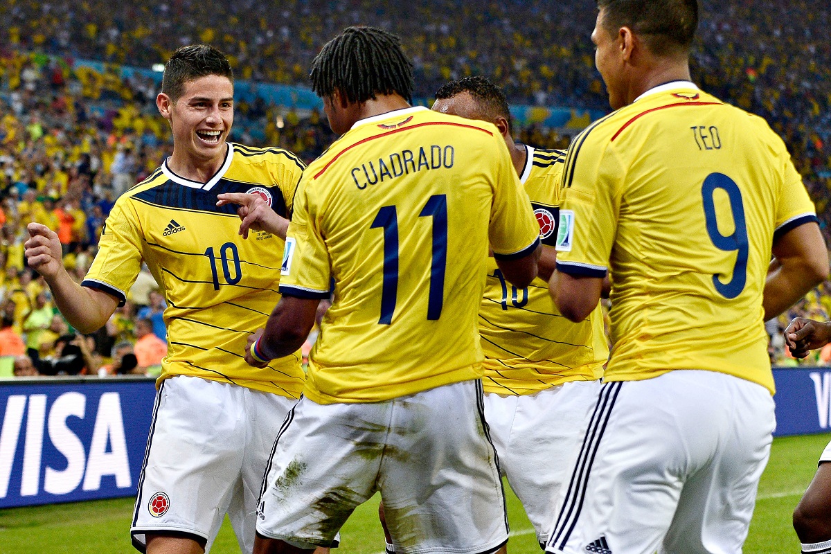 Juan Cuadrado Colombia James Rodriguez