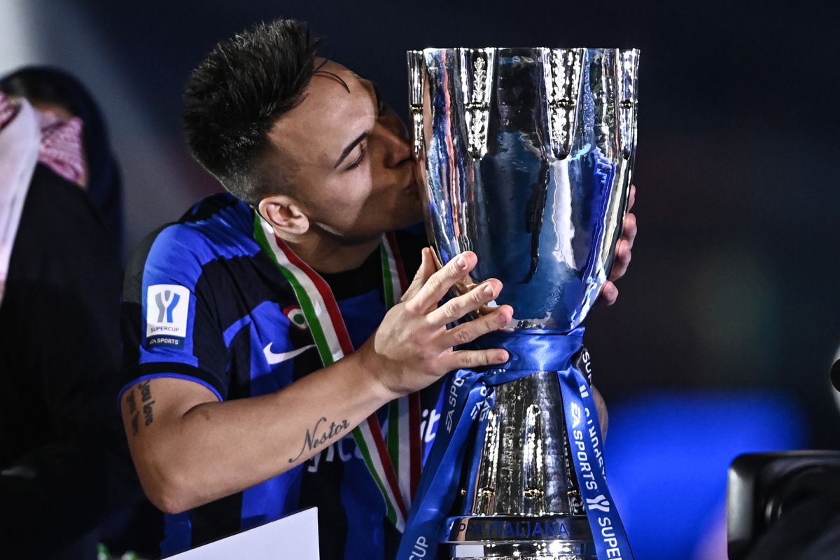 Lautaro Martinez Supercoppa Italiana