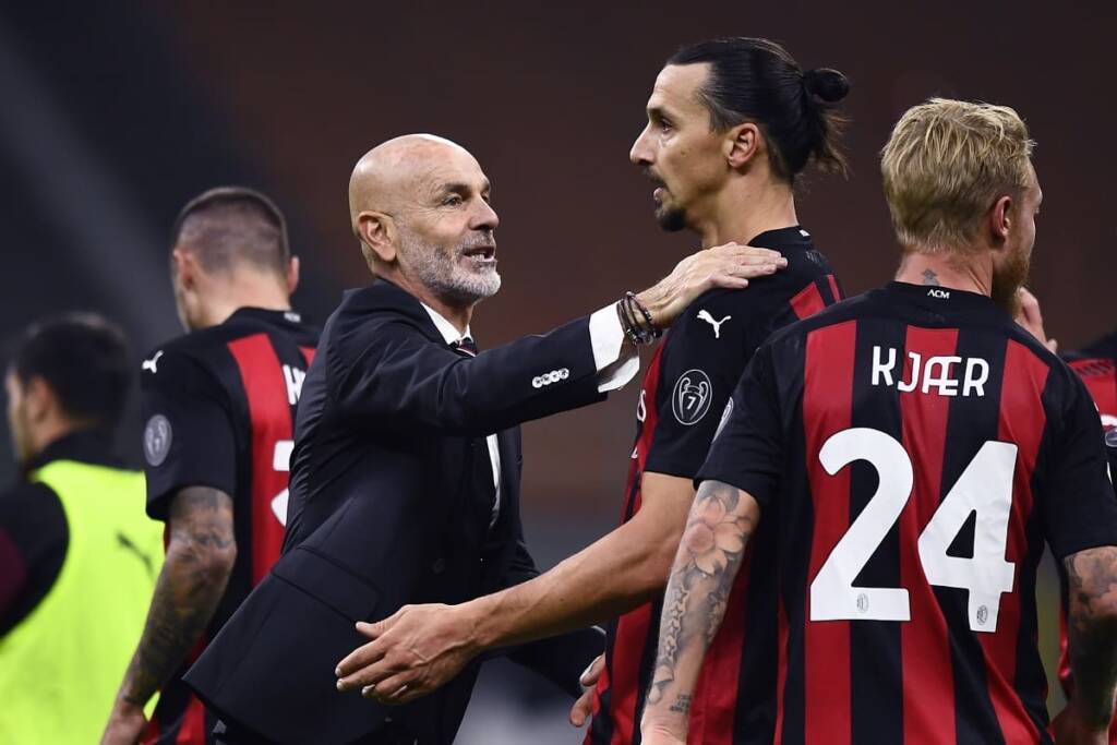 Pioli e Ibrahimovic