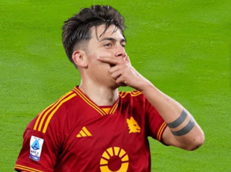 L'esultanza di Dybala