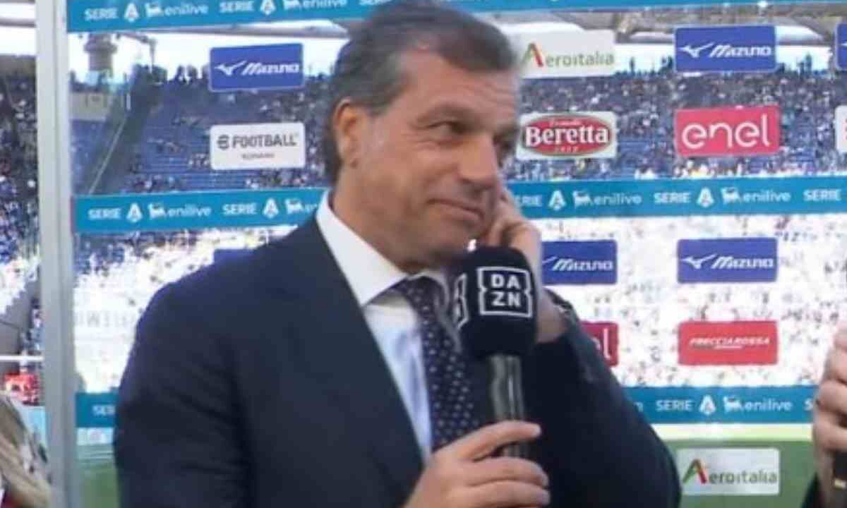 Cristiano Giuntoli ai microfoni di DAZN