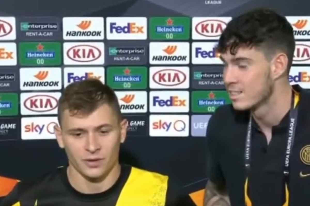 Nicolò Barella e Alessandro Bastoni