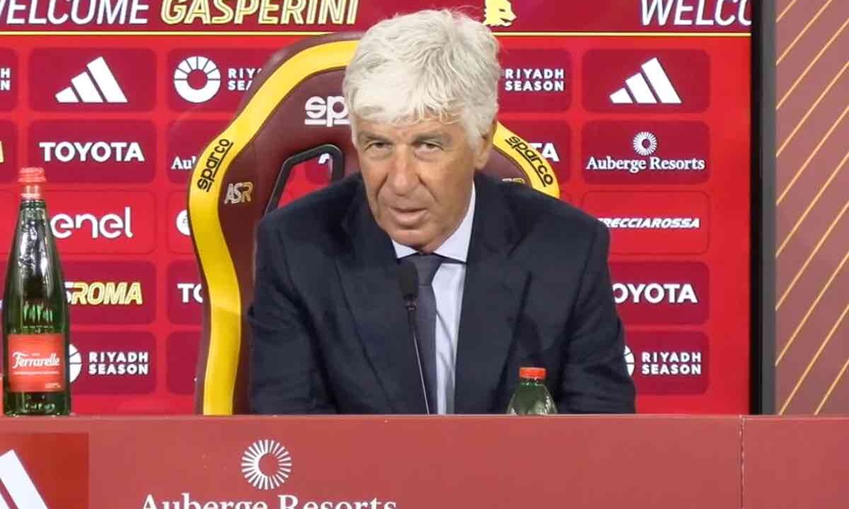 Gasperini in conferenza