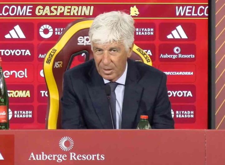 Gasperini in conferenza