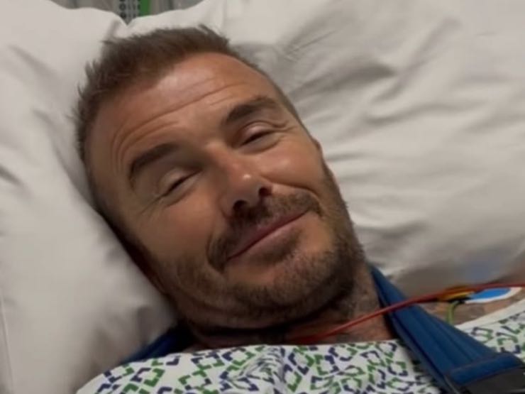 David Beckham ospedale