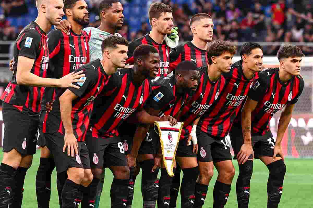 Formazione del Milan