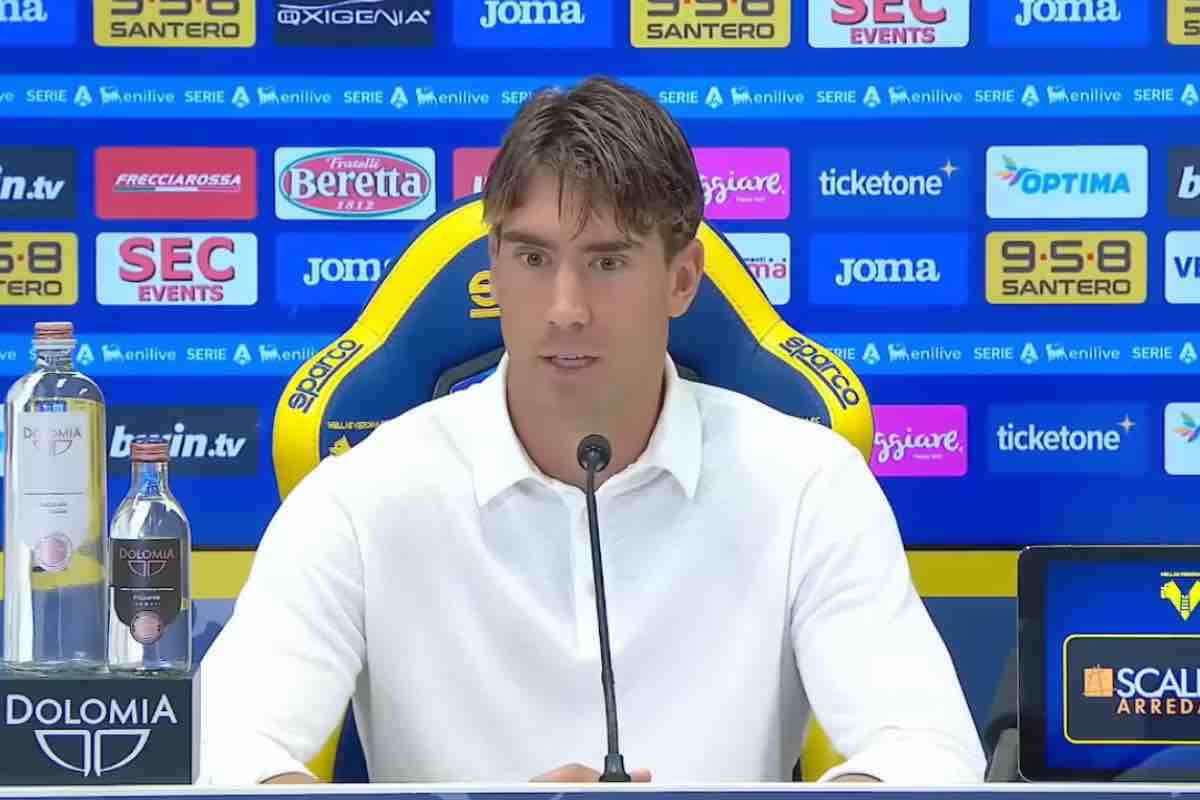 Vlahovic in conferenza
