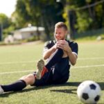 Calciatore infortunato squadra