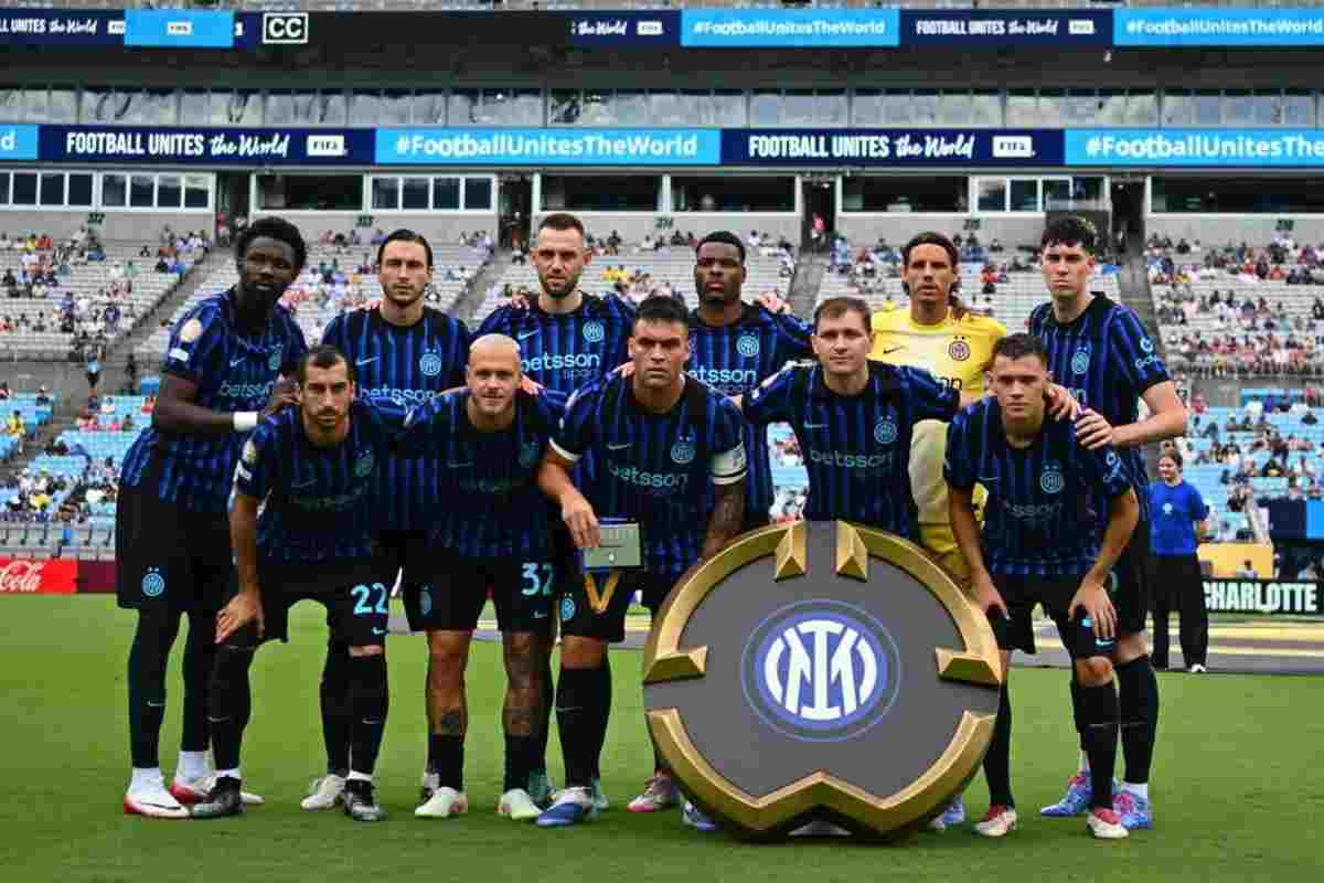 Inter prima del match contro il Fluminense