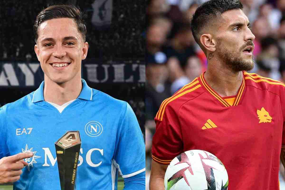 Giacomo Raspadori e Lorenzo Pellegrini