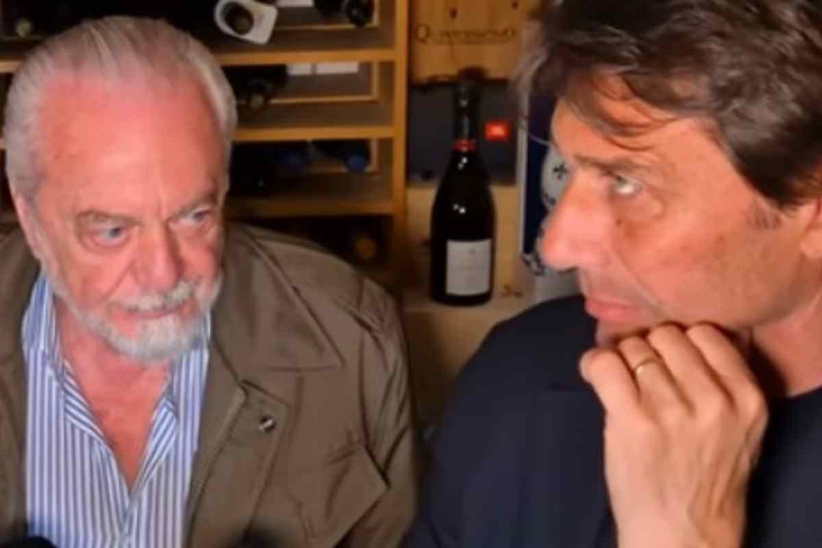 Antonio Conte e Aurelio De Laurentiis