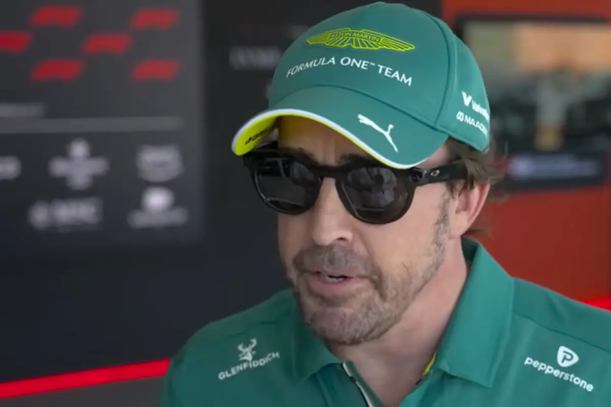Fernando Alonso, pilota dell'Aston Martin di Formula 1