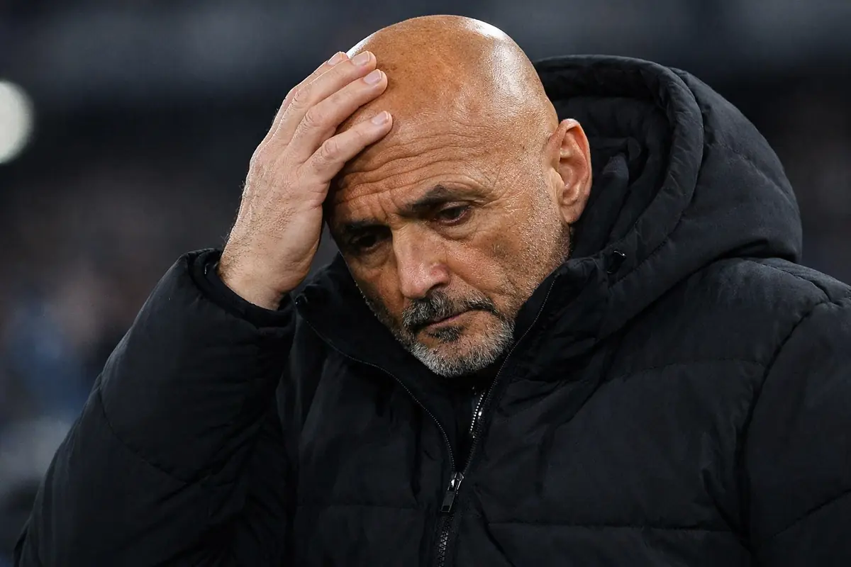 Spalletti, allenatore della Juventus, preoccupato